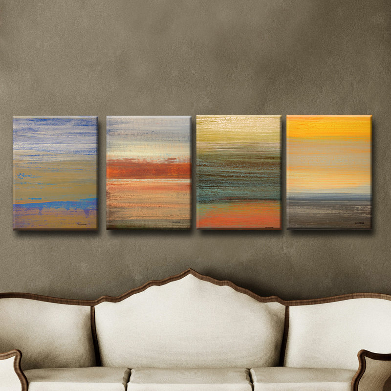 «Destiny I-IV» par Norman Wyatt Jr., reproduction d'art sur toile tendue 4 pièces