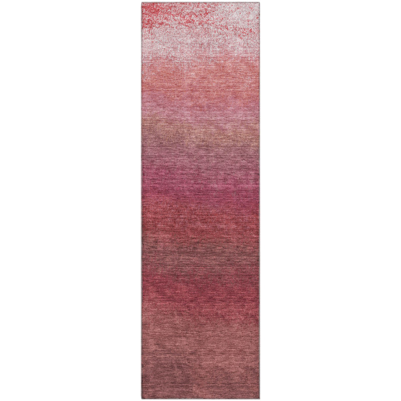 Premium Machine Washable Ariel Ombre Rug, Runner 2'3" x 7'6"