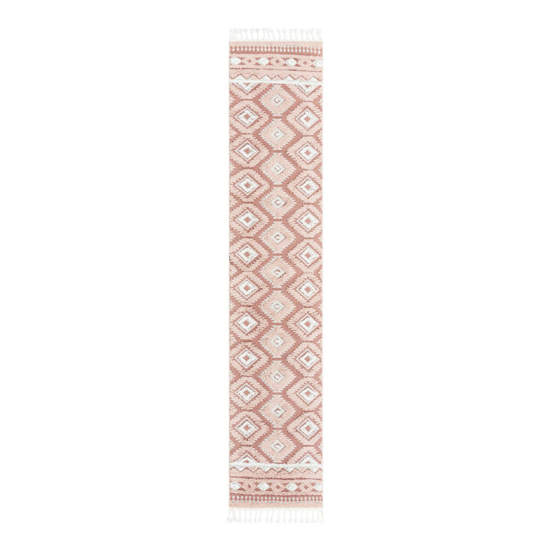Johnsy Geometric Indoor Rug, Runner 2'7" x 12'