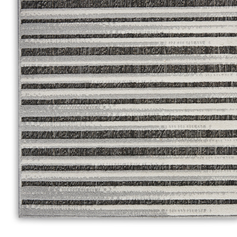 Tapis gris Romelia, Rectangle 2 pi 2 po x 3 pi 9 po