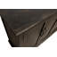 Buffet 6 portes Cassatt Beach au fini noir antique traditionnel sur bois massif