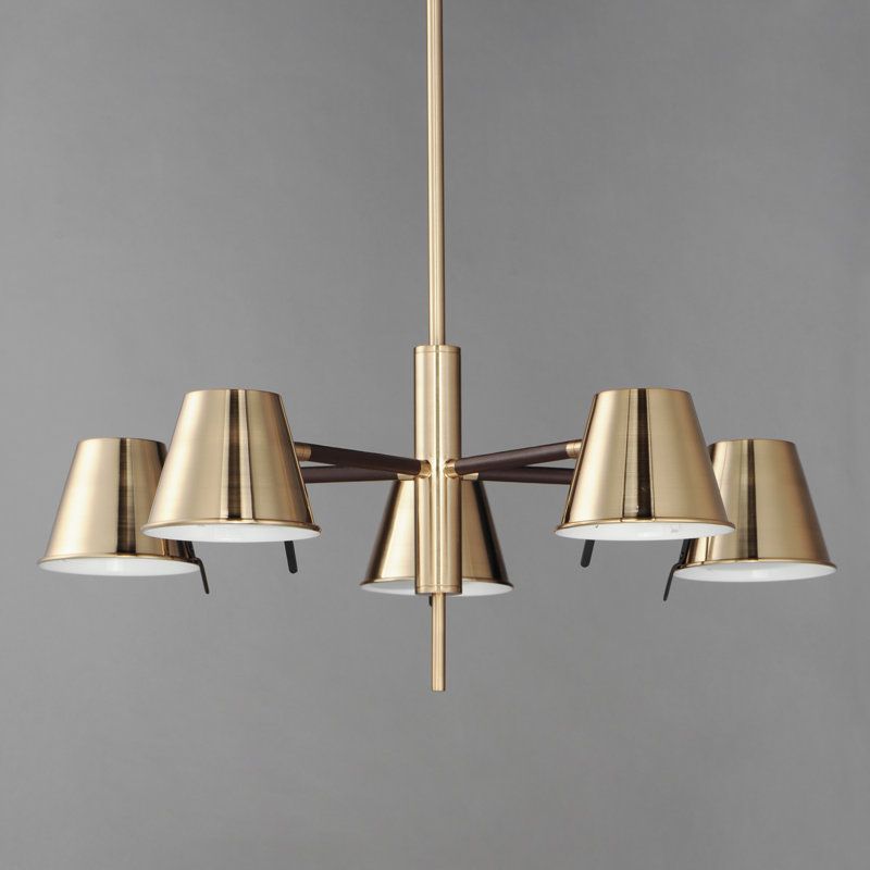 Lustre géométrique unique à 5 lumières Beedeville