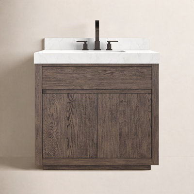 Oak Single Bathroom Vanity