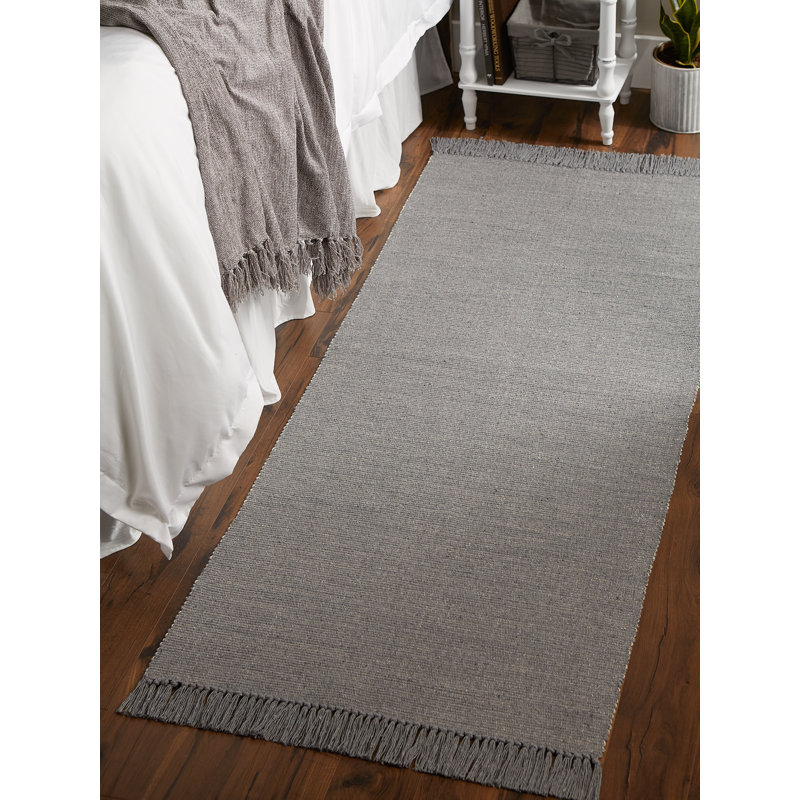 Tapis gris Crawfordville, Tapis de couloir 2 pi 6 po x 6 pi