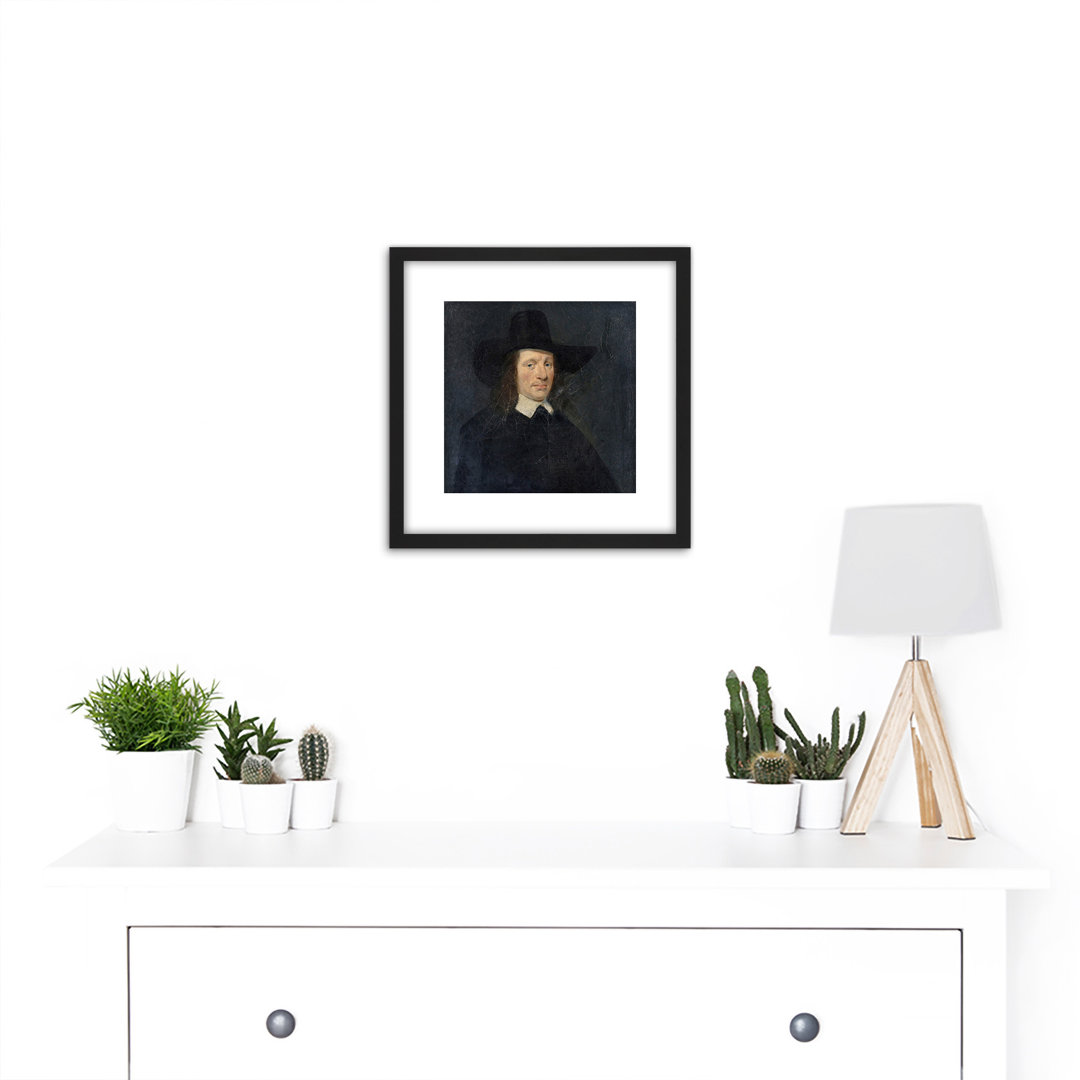 Van Meegeren Portrait Of A Man by Han Van Meegeren - Single Picture Frame Painting