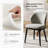Kanalu Modern Dining Chair Set with Solid Wood Legs-1109626422-1109626417