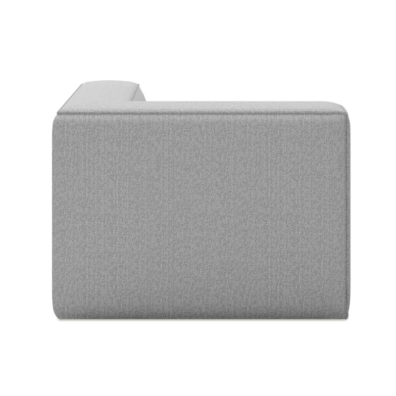 Mix Modular Corner Chair, Parliament Stone