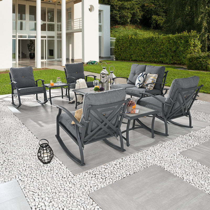 8-Piece conversation set, Dark Gray