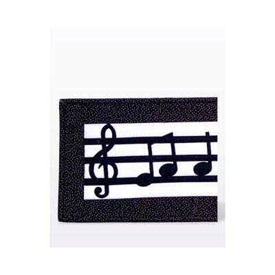 AccuQuilt GO! Matrice de découpe de tissu Music Medley pour projets de courtepointe, appliques et broderie