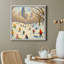 «Winter City Park Sledding Scene Wall Decor», reproduction d'art sur toile encadrée-1310708220-1310708192