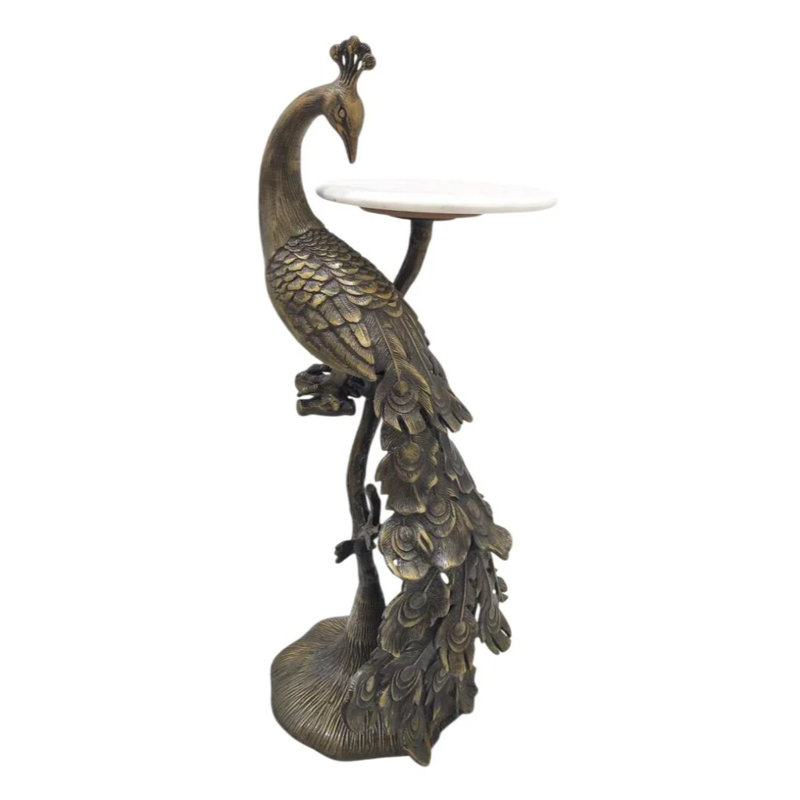 Table d'appoint Mayura, Brun