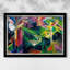 Custom Framed Masterpiece " Deer In A Monastery Garden (Reh Im Klostergarten) " by Franz Marc-868367345-868367331-868367330