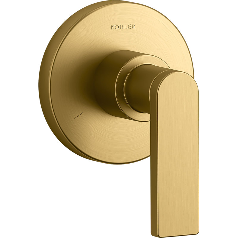 Composed® Diverter Faucet Trim with Lever Handle, Brushed Brass