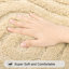 4 Piece Soft Absorbent Microfiber Bath Rug Set With Non-Slip Backing-2081493050