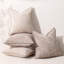 Paquet de 2 housses de coussins décoratifs décoratifs en chenille douce et moelleuse pour canapé-121225259