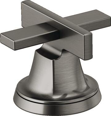 Levoir® Two-Handle Wall Mount Lavatory Faucet, Luxe Gold, Low Lever Handle, 1.5