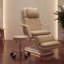 Table de massage électrique professionnelle à 3 moteurs avec hauteur réglable, dossier et repose-jambes, télécommande et commande au pied, tabouret pivotant à 360 ° inclus-709258950
