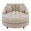 Canapé-lit surdimensionné surdimensionné, capitonné élégant moderne, canapé en chenille douce de 55 po avec coussins amovibles, fauteuil de lecture-1632793818