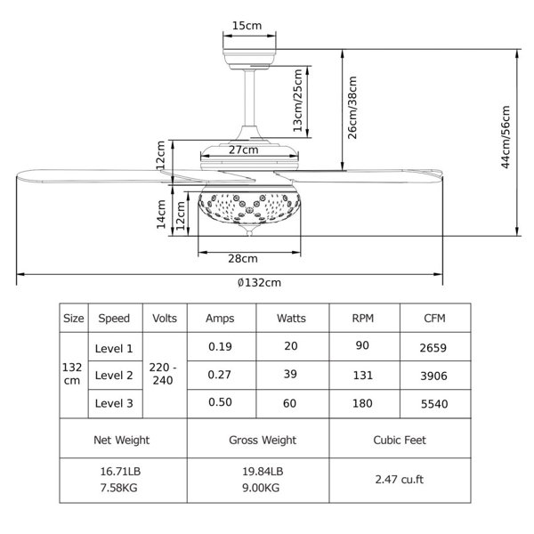 Product Dimensions