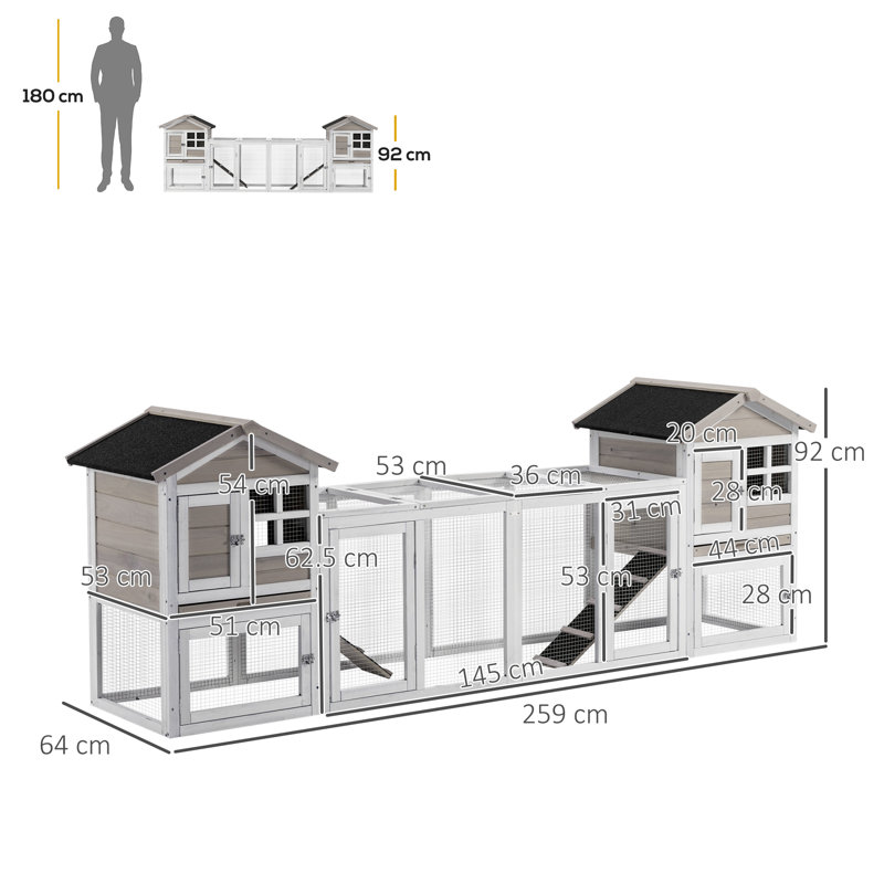 Weather Resistant Rabbit Hutch