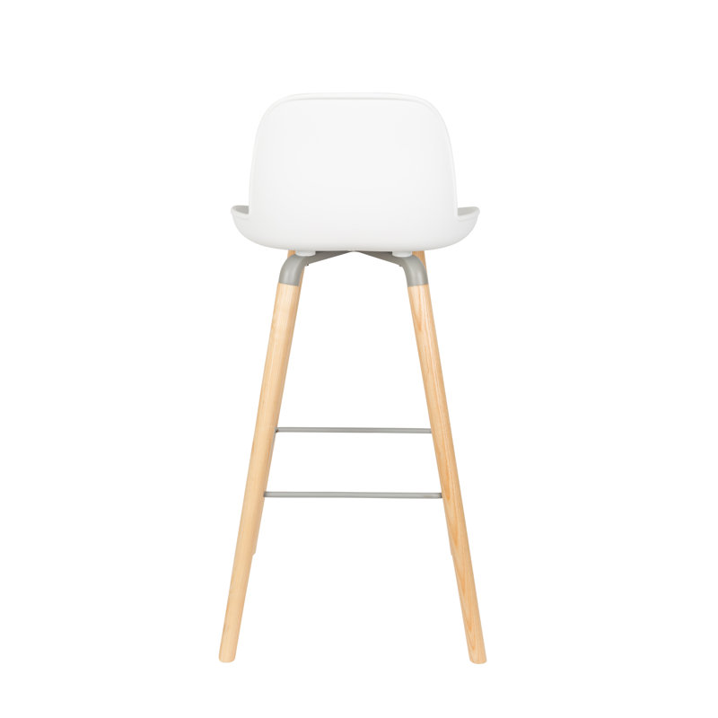Albert Kuip Counter & Bar Stool, White, Bar Stool (30" Seat Height)