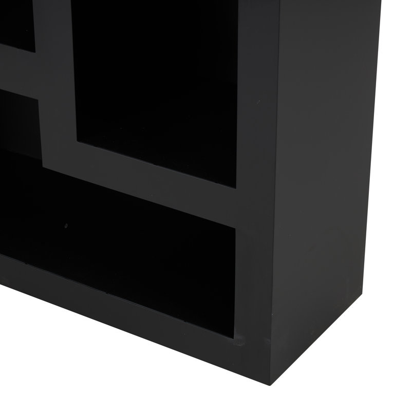 Rayonnage à 5 tablettes Cole, Noir mat