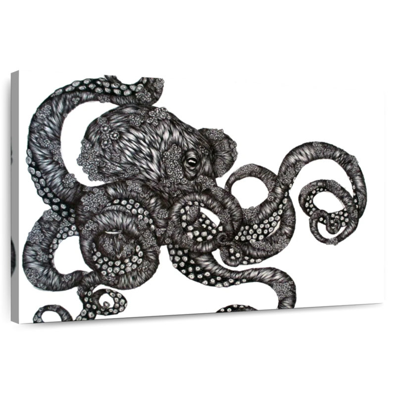 Brampt Barnacle Octopus, 20" H x 30" W