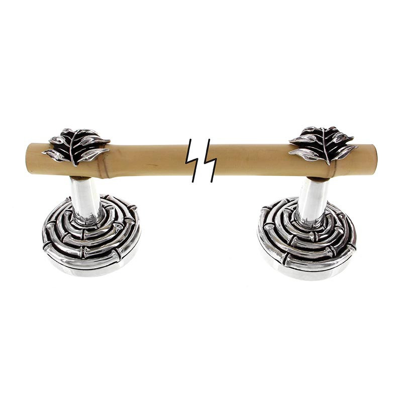 Palmaria Towel Bar, Antique Silver, 2.63" x 32.63"