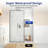 Deervalley 34" W X 74" H Fixed Glass Shower Screen With 5/16" Tempered Glass, Matte Black