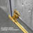 56-60'' W X 76'' H Single Sliding Frameless Shower Door with Clear Glass-102079237