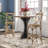 Kelseyville Solid Elm Wood Stool with Rattan Seat-1047838104-1056023483