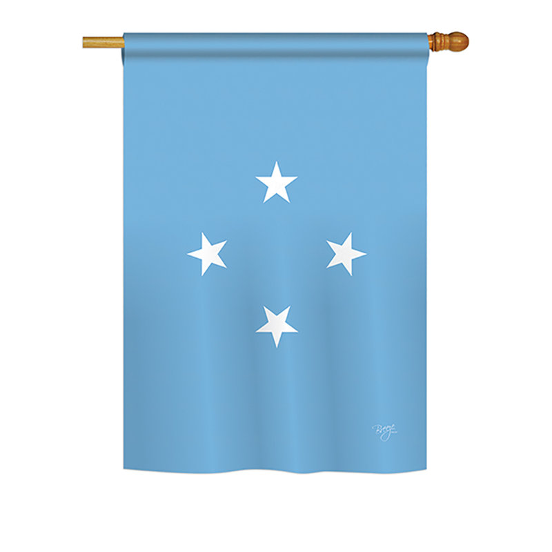 Double Sided 40'' H x 28'' W Polyester, 40" H x 28" W