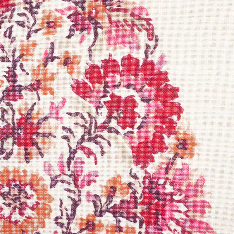 Shirala Paisley Fabric, Magenta