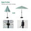 Parasol de protection contre le soleil avec protection contre la rouille Wyfisha