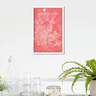 «Mexico City Map», impression