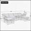Canapé-lit modulaire 6 pièces avec rangement Mirod