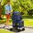 Foldable Pet Stroller with Detachable Carrier-86880162