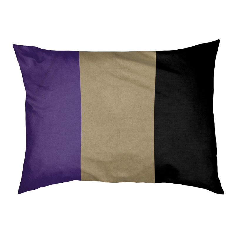 Coussin de lit pour chien Cincinnati, Grand (l 40 po x P 30 po x H 6,5 po), Mauve / doré / noir