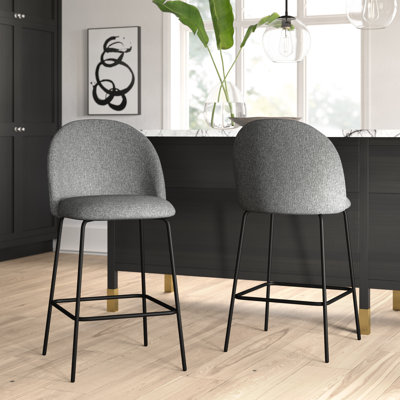 Ballance 25'' Upholstered Low Back Counter Stool