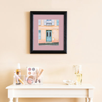 Black Matte Picture Frame with Mat