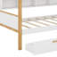 Alajos House Bed  With Two Drawers And Bookshelf Storage Space-348747375
