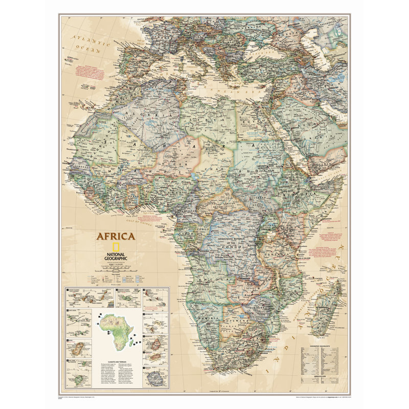 Carte murale fauteuil africa, Stratifié