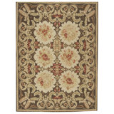 Wool Floral Area Rug