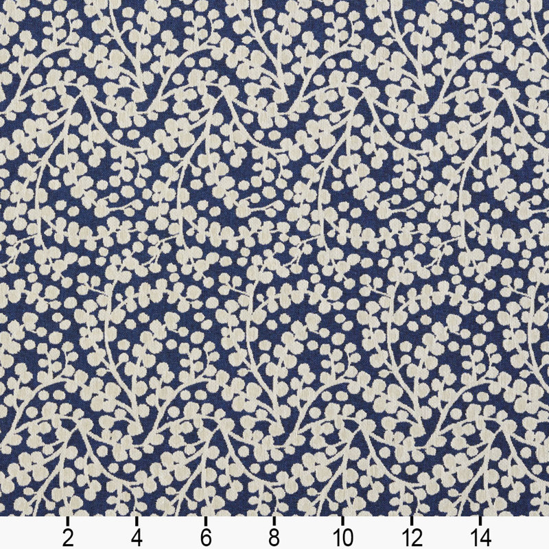 Tissu vines, Bleu 1