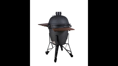 VESSILS Fleet - 22 Kamado Charcoal Grill Full Set with Accessories Matte  Black (19-in W)