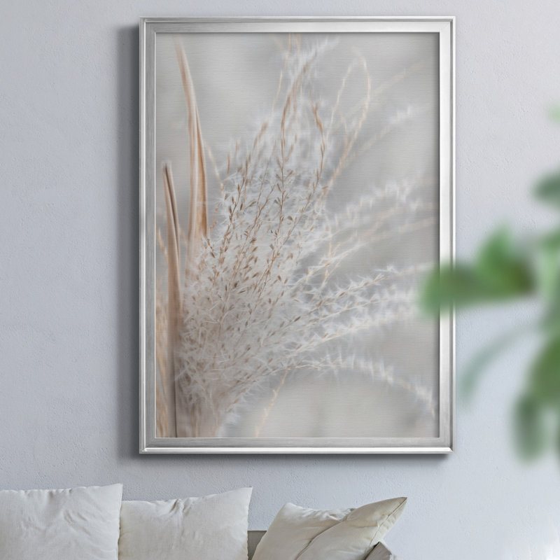 «Summer Wisps I» par J Paul - reproduction de photo sur toile encadrée, Argent, H 18,5 po x l 24,5 po x P 1,5 po