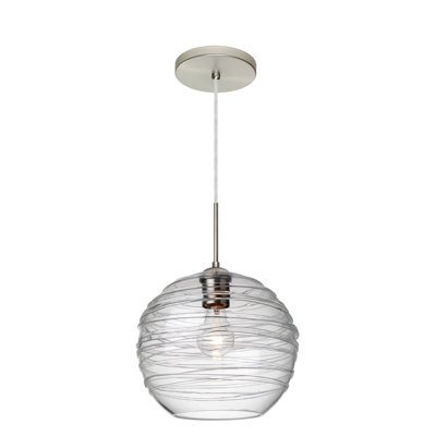 Luminaire sphère suspendu 1 lumières simple Lukens