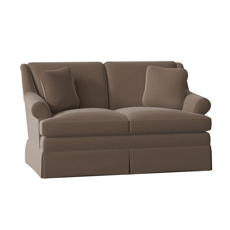 Padme Loveseat, Handsome 10 Beige Performance Twill, No