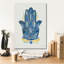 Toile épique Graffiti «Hamsa 2 Collage» par Courtney Prahl, 18 po x 26 po