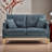 Nathaneil Fabric 56.8'' Reception Loveseat-307033624